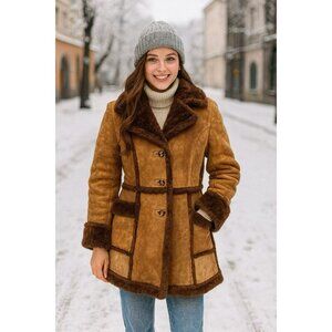 1970’s Leather Attic Winter Shearling Coat